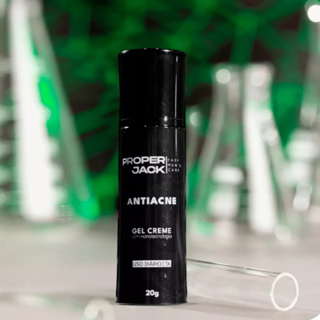 Gel Creme Antiacne - Com Nanotecnologia - Proper Jack - Combate e Prevenção de Cravos e Espinhas