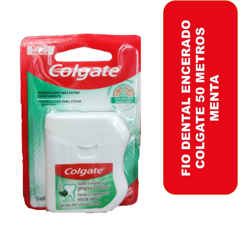 Fio Dental Encerado Colgate 50 Metros