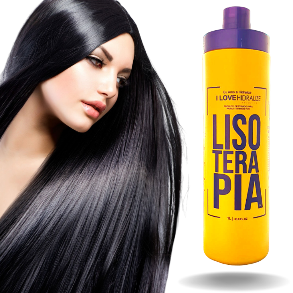 Progressiva Orgânica Sem Formol Lisoterapia Hidralize 1Litro Alisamento Extremo