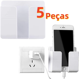 5 Pcs Suporte De Parede Multifuncional Caixa De Armazenamento Casa Para Carregar Remoto Um Slot Promoção