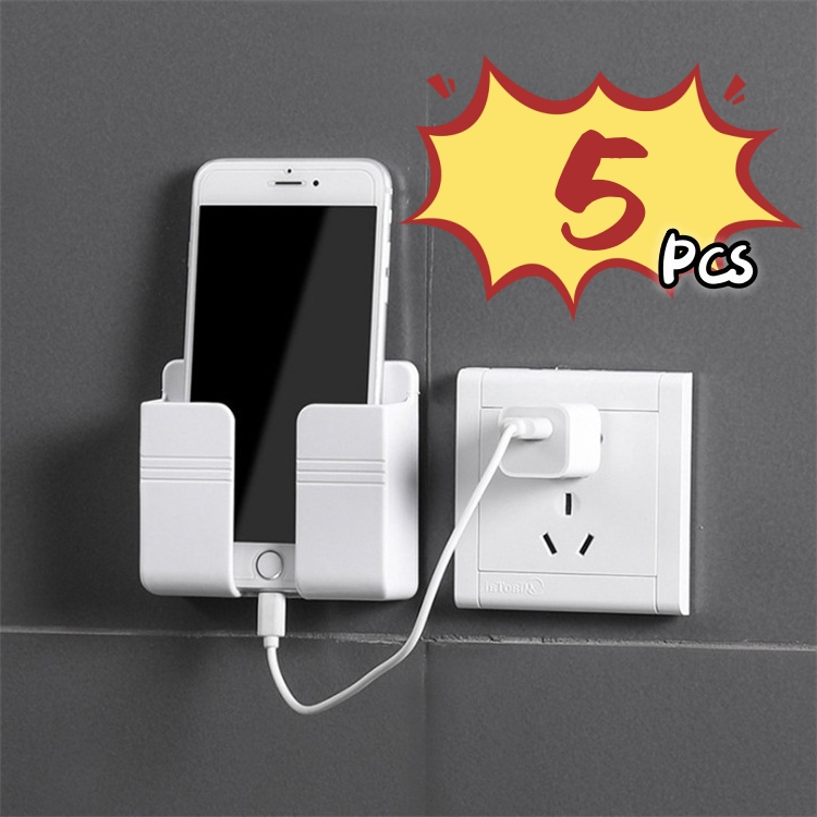 5 Kit Suporte Para Controle Remoto Prático, Suporte Multiuso De Parede Para Celular Controle Plástico Para Carregar Remoto Um Slot