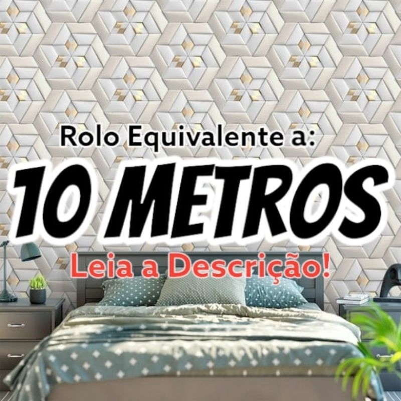 10 Metros e Meio de Parede Rolo adesivo Lavável Ripado