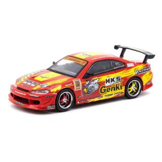 Tarmac Funciona T64G-023-HKS 1 : 64 HYPER SILVIA RS-2 Escala DIECAST MODEL Carro