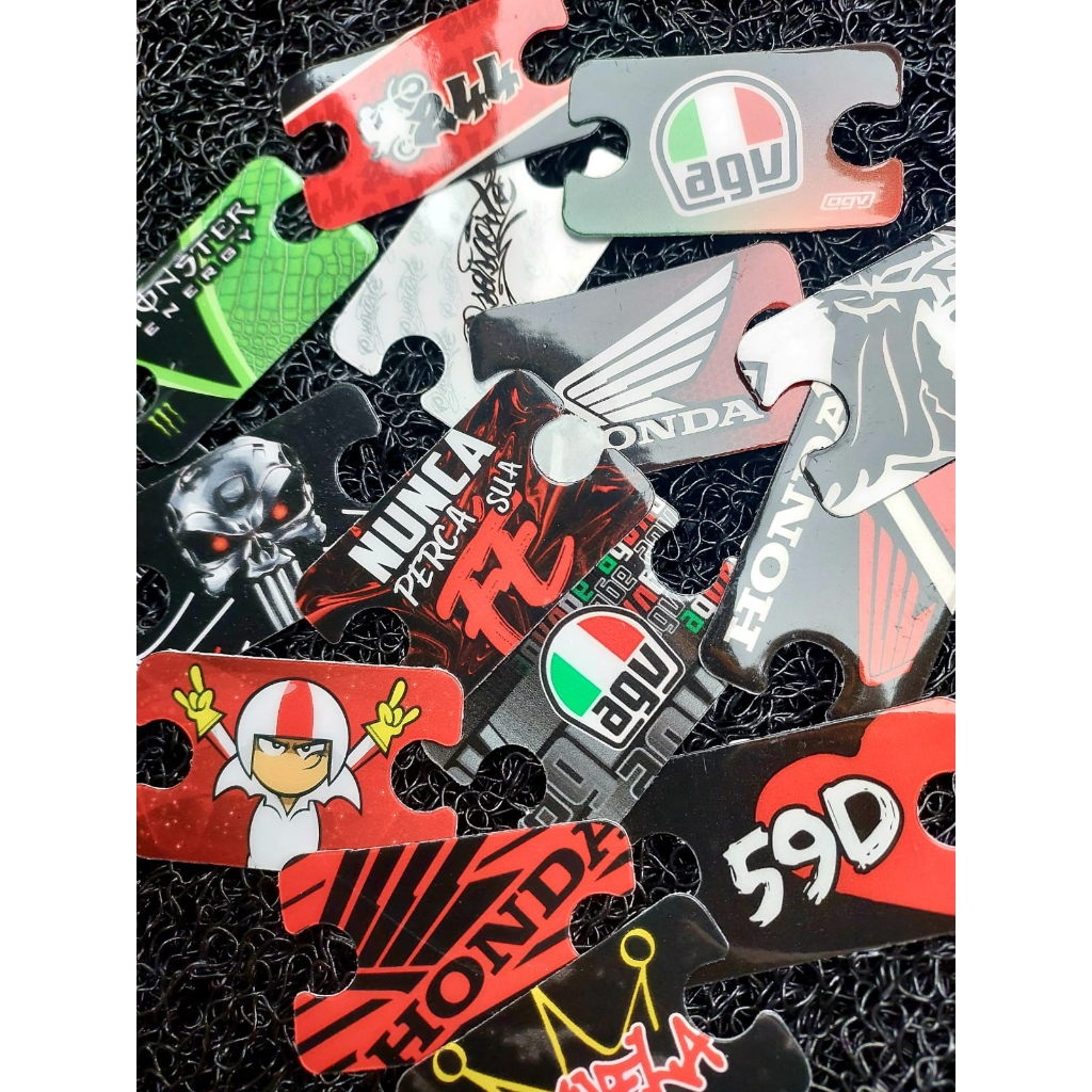 Adesivo Burrinho De Freio Moto Unidade Diversos Modelos | Shopee Brasil