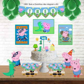 Desenha e pinta a Peppa Pig e o bolo de aniversário 🐷🎂 