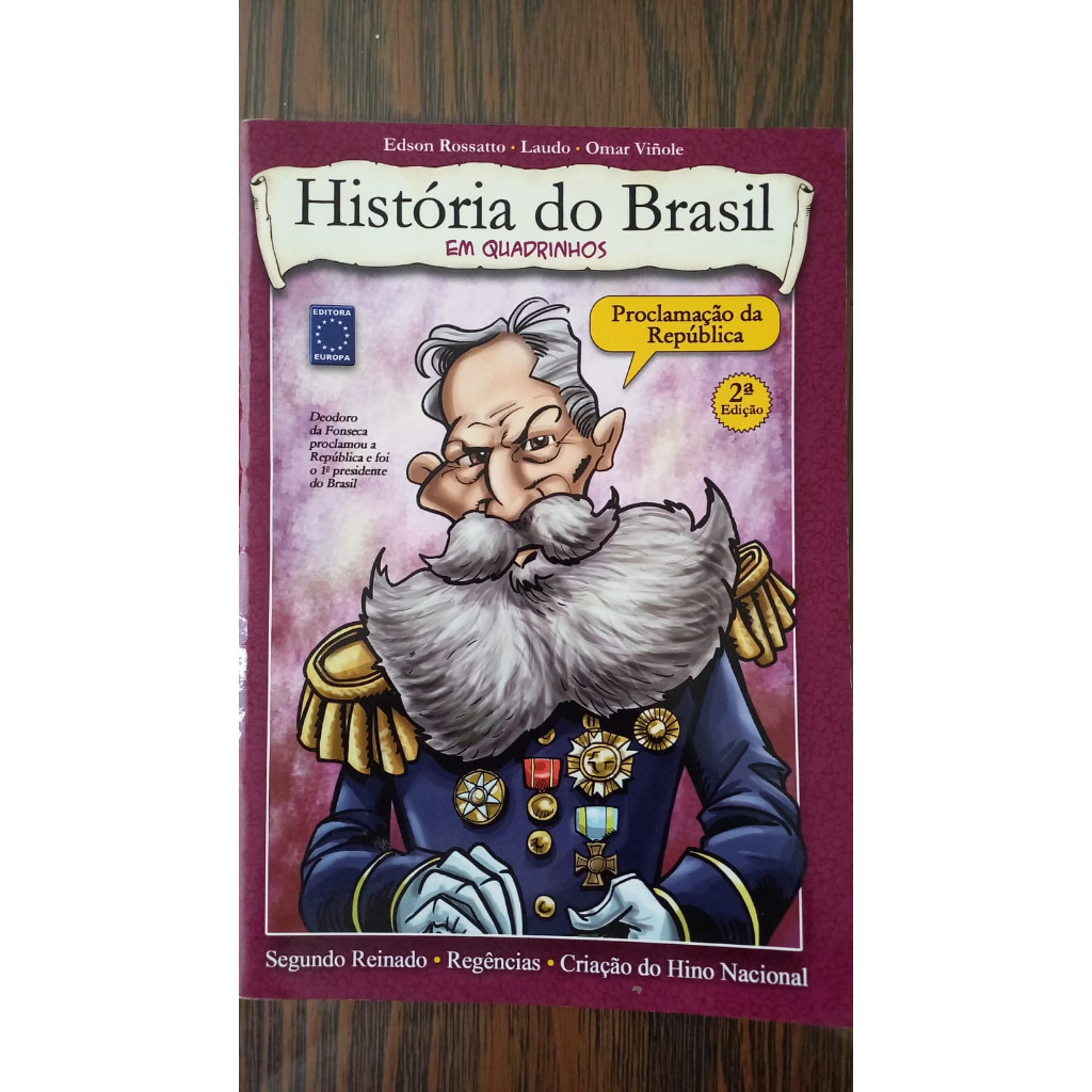 História do Brasil Em Quadrinhos Proclamação da República Shopee Brasil