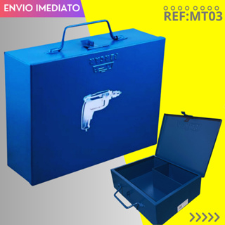 Maleta Para Furadeira E Acessórios 33x25x10 cm Azul