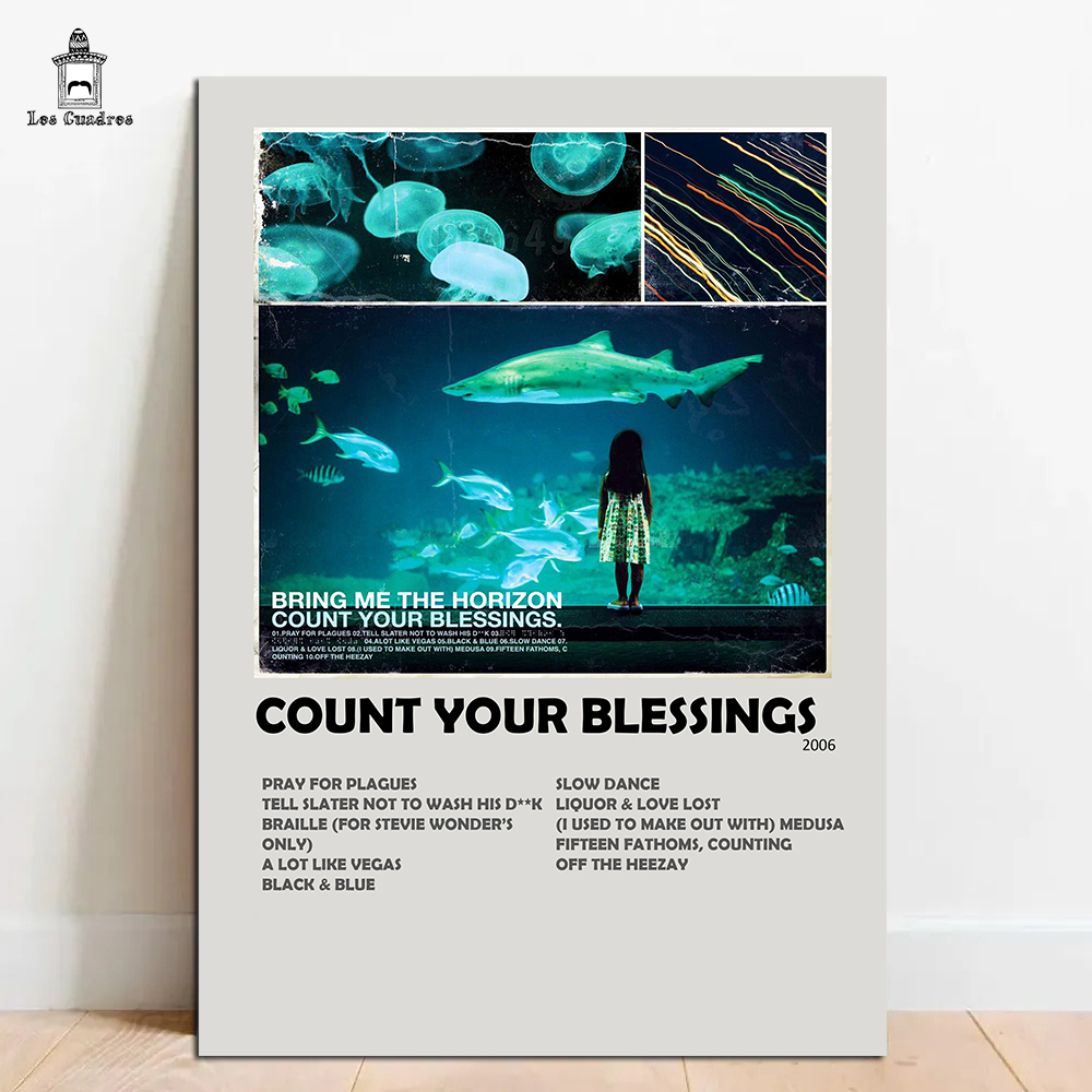 Quadro Placa Decorativa Bring Me The Horizon Count Your Blessings