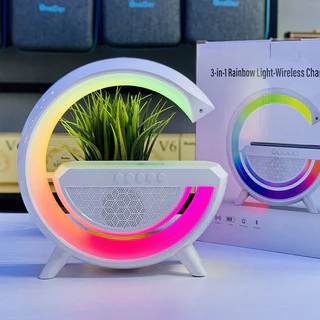 LUMINÁRIA RGB G-SPEAKER CARREGAMENTO POR INDUÇÃO BT2301 (COR ALEATÓRIA)