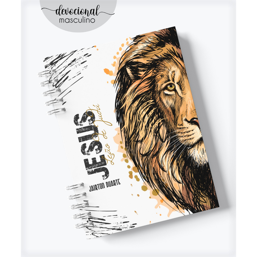 Planner Devocional Masculino, Caderno Devocional Masculino