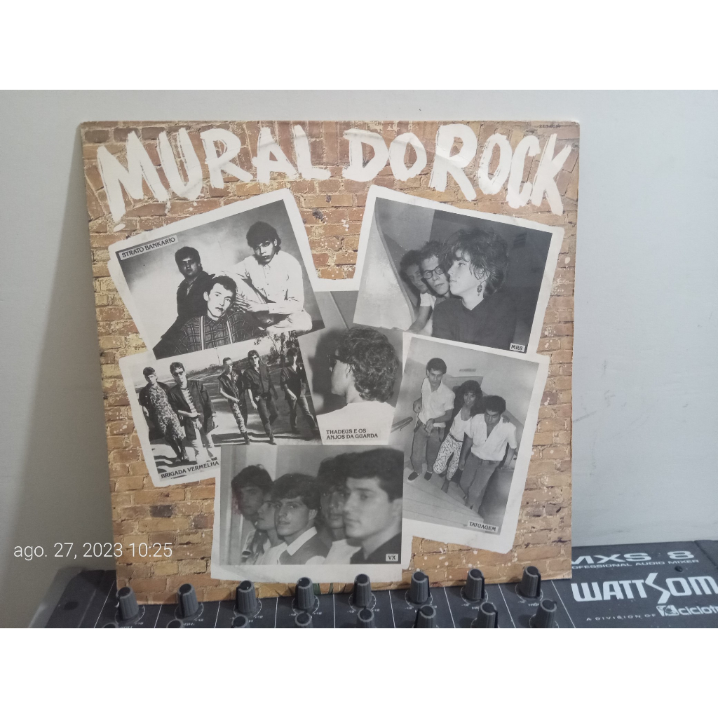 LP Vinil: Vários - Mural do Rock - 1987 - (Usado)