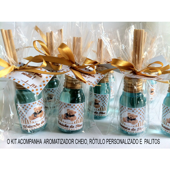 30 Mini Aromatizadores Lembrancinhas Com Personalização Aproximadamente 40 ml