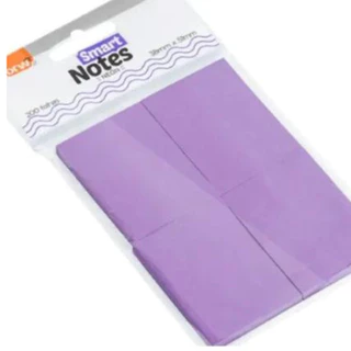 Bloco smart notes 38x51mm 50folhas C/ 4 blocos - BRW