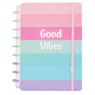 Caderno Inteligente Good Vibes- By Indy em Oferta na Shopee