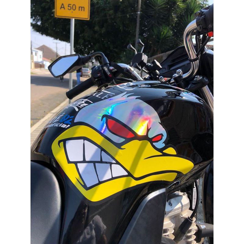 adesivo para tanque de moto holográfico grande | Shopee Brasil