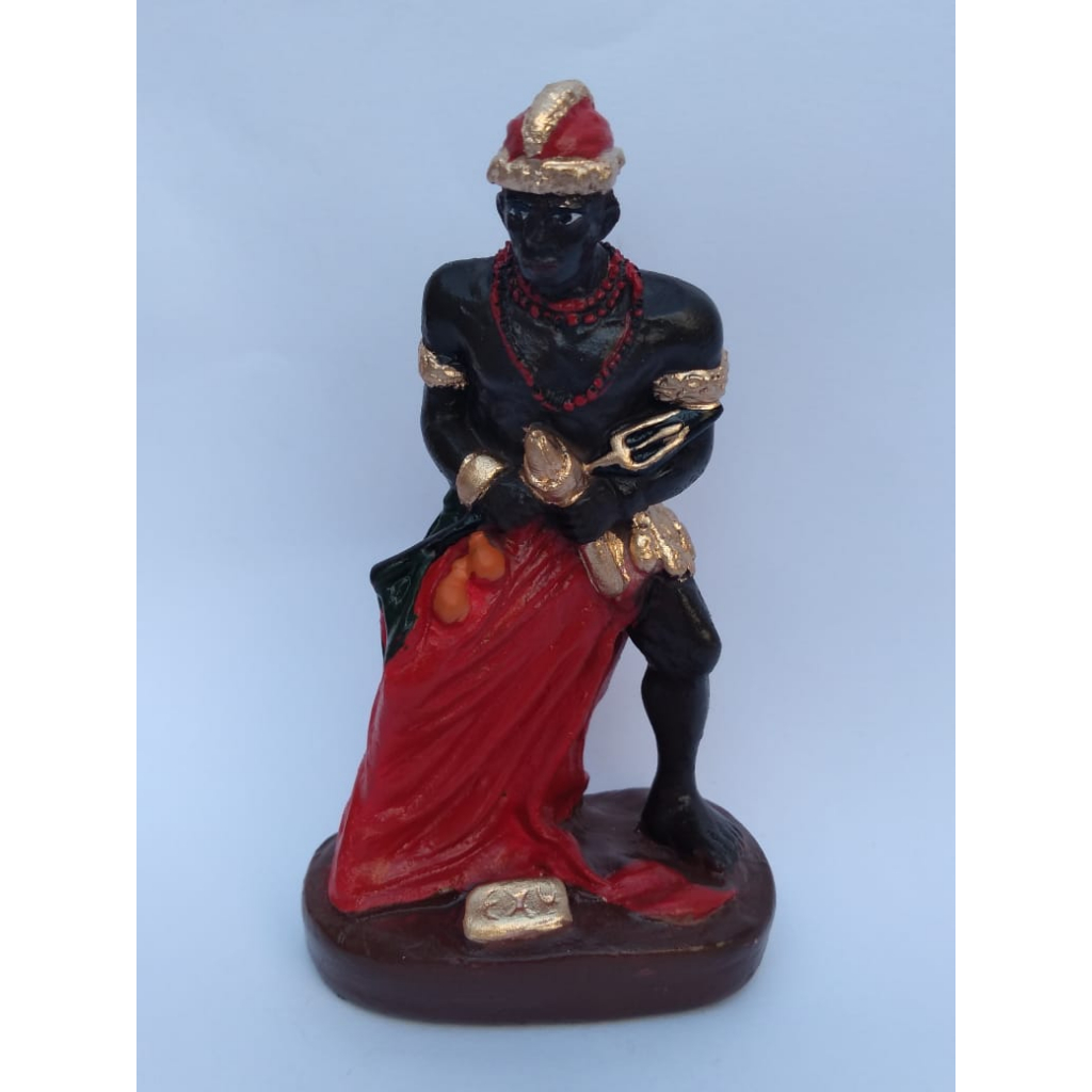 Estatua / Escultura Orixá Exú 10 cm | Shopee Brasil