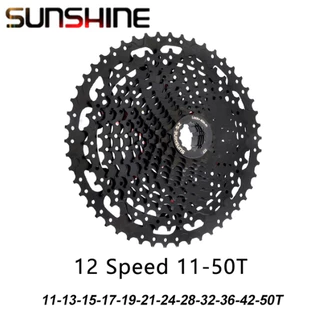 Cassete K7 Sunshine ou GOLDIX 12v 11-50 dentes 12 velocidades