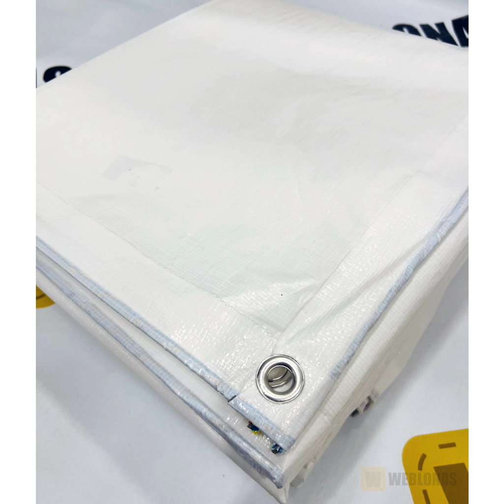 Lona Leve Forte 1,5x0,75 Impermeável Multiuso 300 Micras 0,75x1,5 - Ilhós 0,50cm.