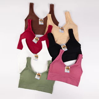 Top Hanes Feminino Sem Bojo Basico Liso Sem Costura Nas Laterais