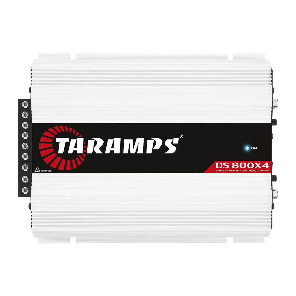 Módulo Amplificador Taramps DS 800X4 800W RMS 2 Ohms 4 Canais RCA Classe D