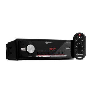 Rádio Automotivo Player Taramps Amplayer 400 MP3 Bluetooth USB 400W Rms Com Controle