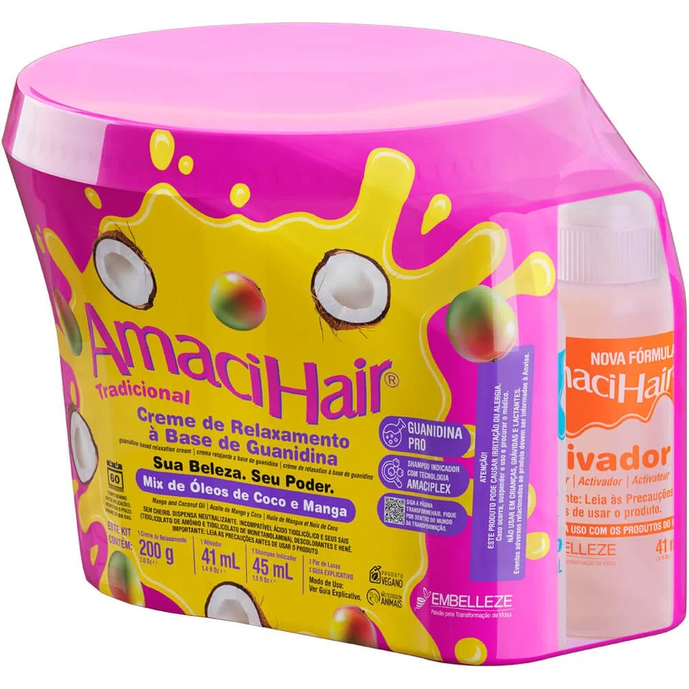 AMACIHAIR RELAXAMENTO E ALISAMENTO - EMBELLEZE 240G ALISANTE