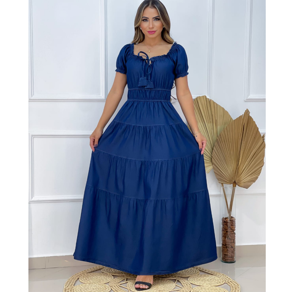 Vestido Longo de Lastex na Black Friday 2025 | BuscaProdutos