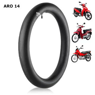 Câmara De Ar Para Pneu Moto Aro 14 Para Biz/Pop/Dream/Crypton Alta Qualidade em Oferta na Shopee