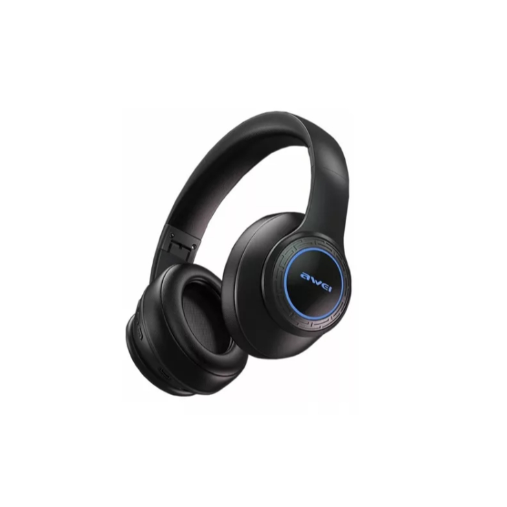 Fone Ouvido Bluetooth V5.3 Cuffie Stereo Led Awei A300bl