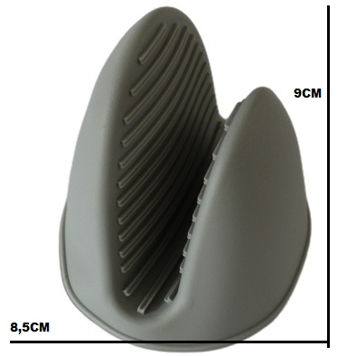 Pegador Pegadores de Panela Multiuso 9X8,5CM Luva Proteção Silicone Térmica Pegar Panelas Cozinha Forno Multicolorido