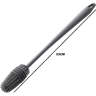 Escova Limpa Copo 33CM Garrafa Garrafas Silicone Multicolorido Escova Multiuso Universal Tamanho Saz
