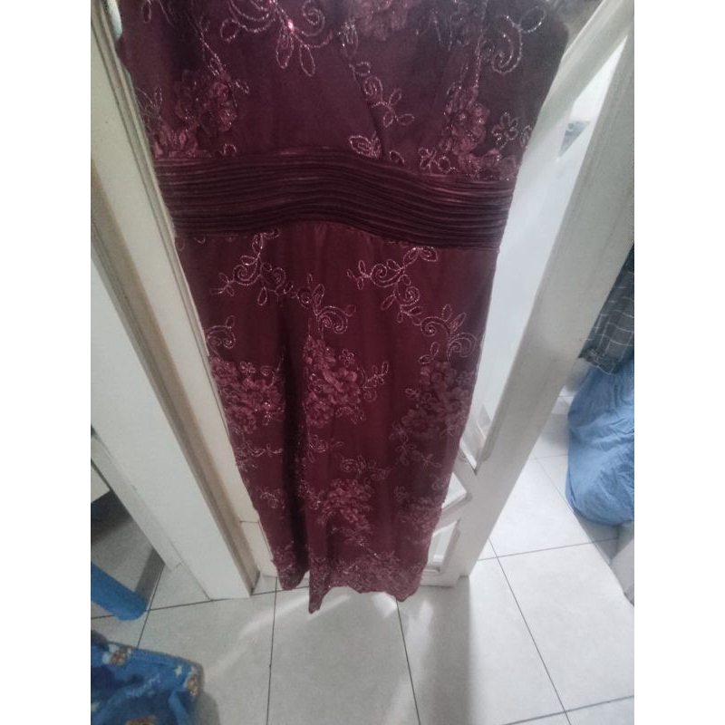 Vestido festa de luxo bordo n mero 46