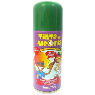 Lata De Tinta Verde Para Cabelo Com 120 Ml