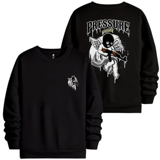 Blusa De Frio Moletom Casaco Gola Redonda Baby Angel Mask Gangster Ak47 Streetwear
