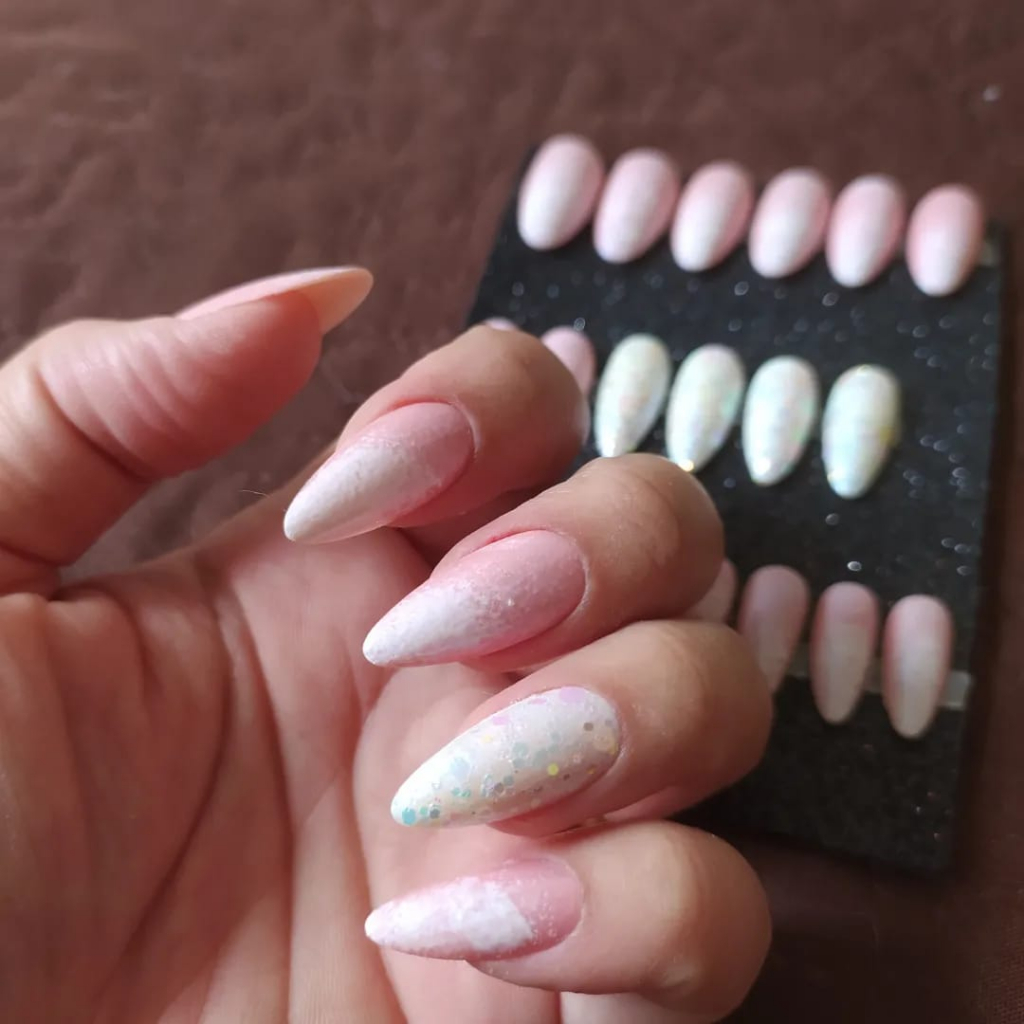 Unhas Almond Unhas Postiças Almond - 20 unhas