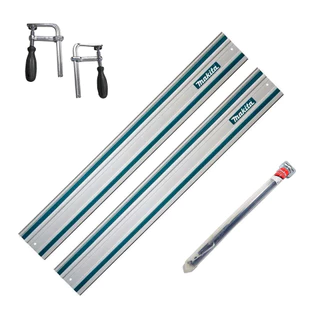 Kit 2 Trilhos 1 metro e Conector e 2 Sargentos Makita