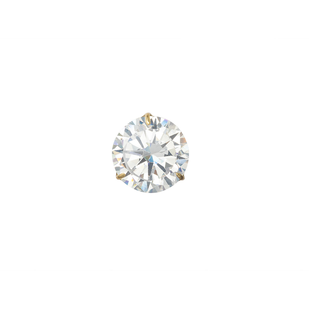Pingente Ponto de Luz 8mm Ouro 18K