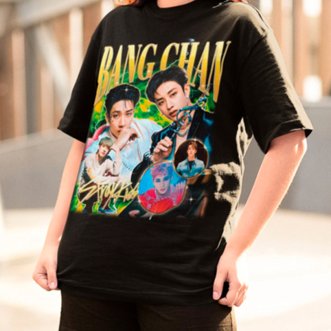 Stray Kids Bang Chan ベースボールシャツ　バンチャン Bang Chan - Camisa SKZ Baseball Team - Dear's Megaverse