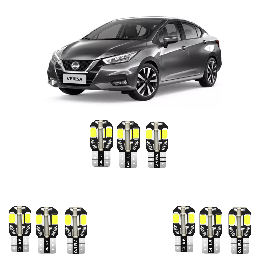 Kit Led Nissan Versa 2021 2022 2023 Novo Versa - Pronto Envio | Shopee ...