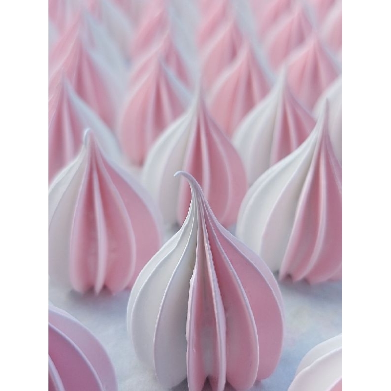 Mini Suspiros ROSA E BRANCO - Pacote com 100 unidades Gotinha. Para ...