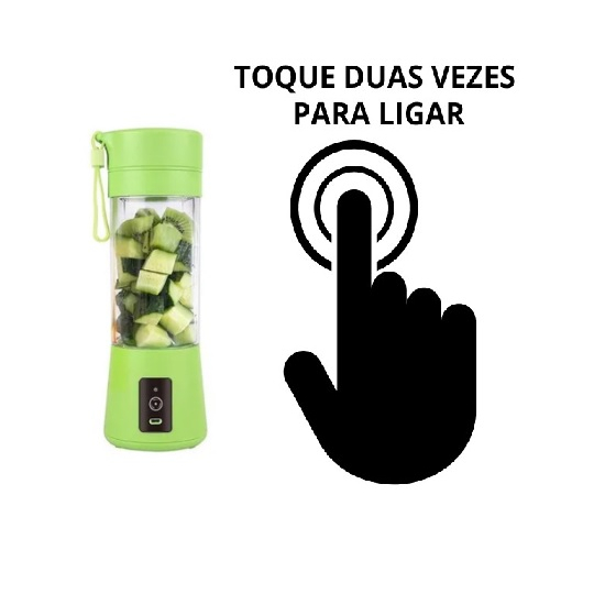 Imagem do produto Mini Liquidificador Portátil Shake Take Juice Cup 6 Lâminas Recarregável 1