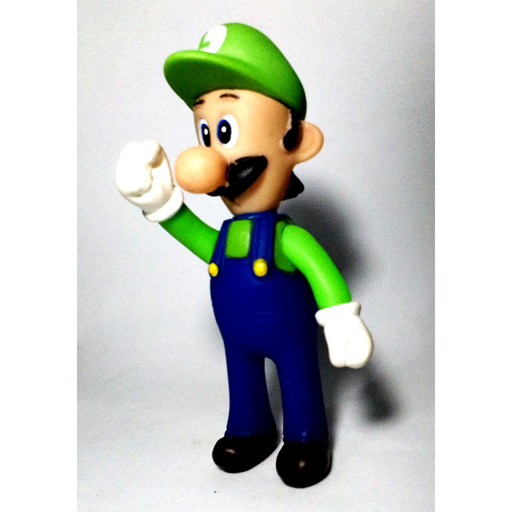 Boneco Luigi Super Mario Bros Bonequinho Action Figure Gamer | Shopee ...