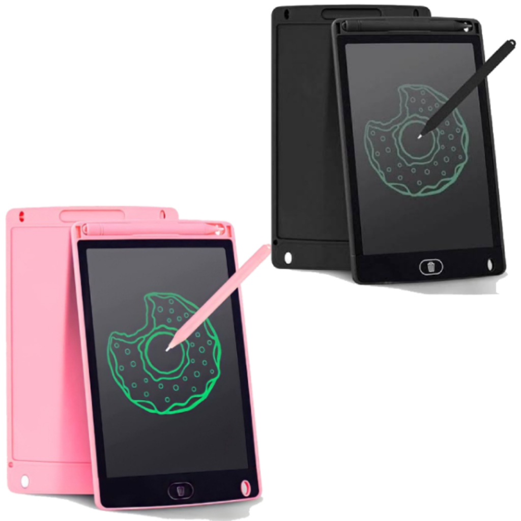 Kit 2 Tablet Lousa Mágica Quadro Educativo Lcd Escrever E Desenhar Infantil  10 polegadas
