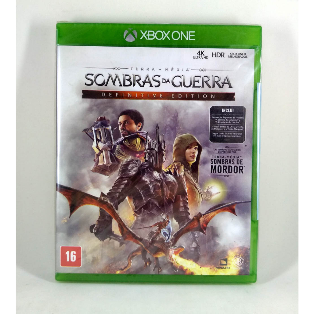 Terra-média Sombras da Guerra - Xbox One (SEMI-NOVO)
