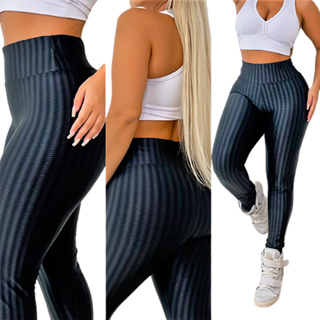 Calça legging feminina lipo com ziper alta compressão cirre