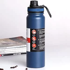 Garrafa Térmica Vacuum Bottle 800ml 600ml Frio/Quente Aço Inoxidável
