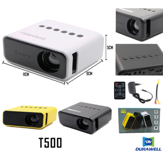 Mini Projetor Led Cinema Filmes 1080P USB Portátil T500
