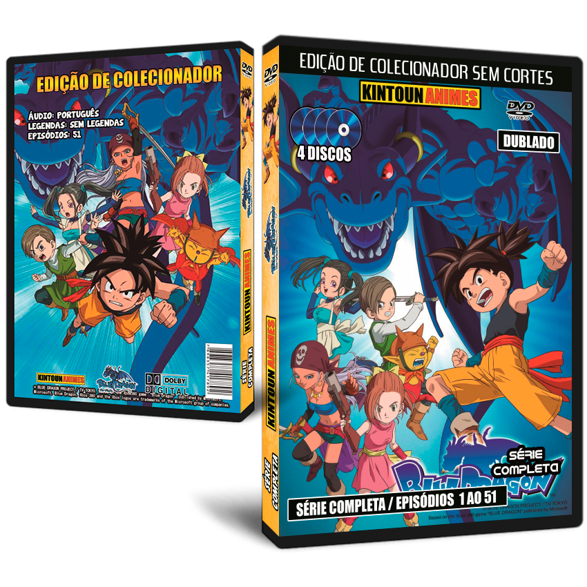 Blue Dragon Série Completa E Dublada Em Dvd | Shopee Brasil
