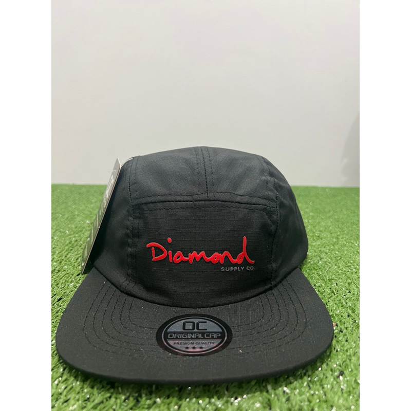 Bone Five Panel Diamond Supply co Bone aba reta com regulagem ajustável