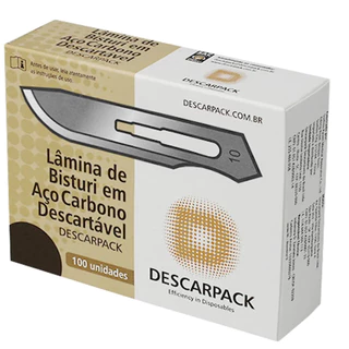 Lâmina de Bisturi Descarpack - 100 unidades